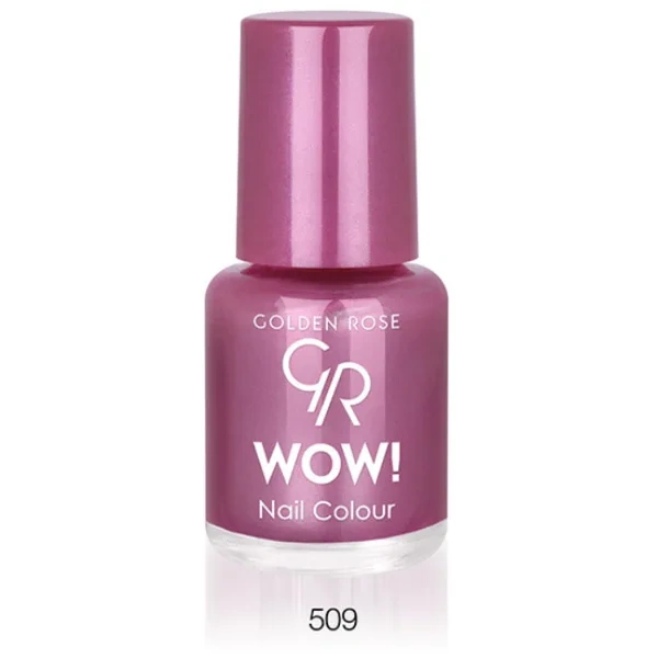 GOLDEN ROSE Wow Nail Color mini lakier do paznokci 509 perłowy 6ml