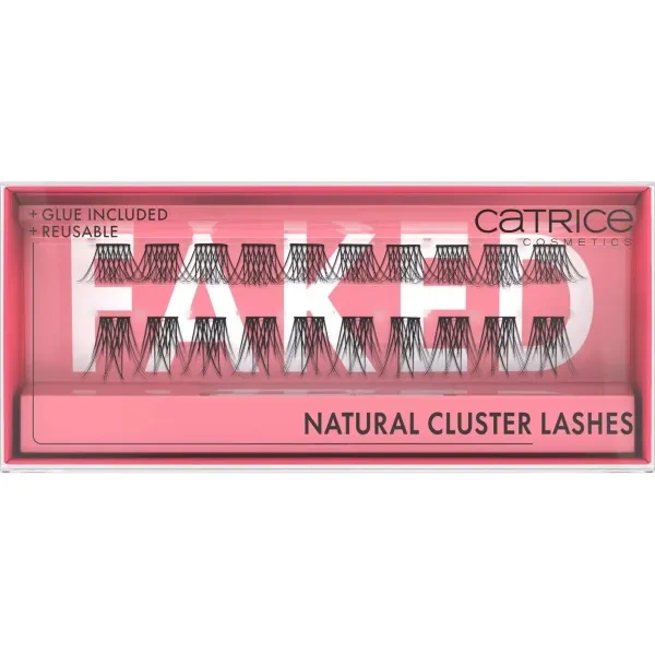 CATRICE Faked Lashes sztuczne rzęsy kępki Natural Cluster 20szt
