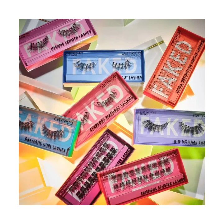 CATRICE Faked Lashes sztuczne rzęsy kępki Natural Cluster 20szt