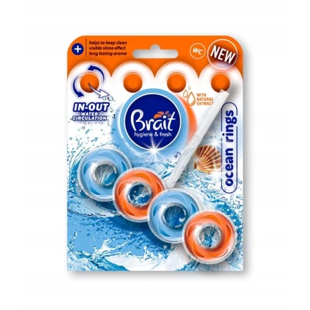 BRAIT Hygiene & Fresh kostka do wc Ocean Rings 40g