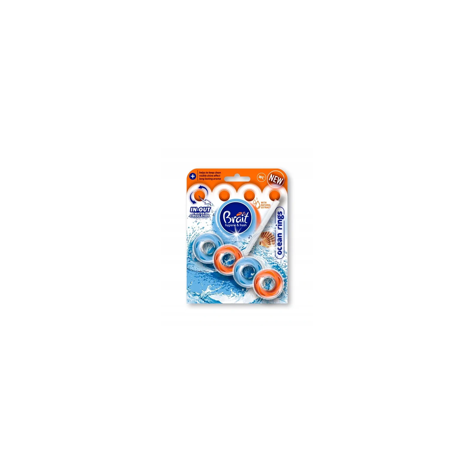 BRAIT Hygiene & Fresh kostka do wc Ocean Rings 40g
