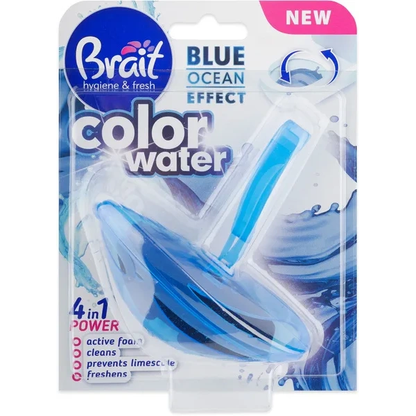 BRAIT Hygiene & Fresh kostka do WC Cool Water Blue Ocean Effect 40g