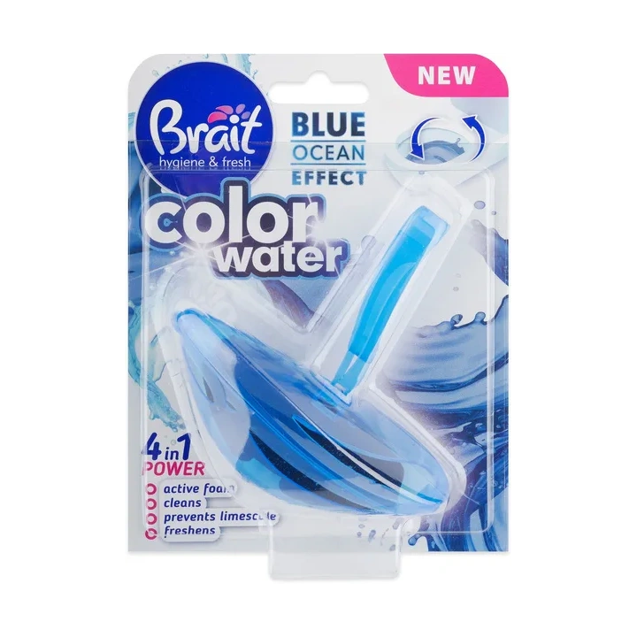 BRAIT Hygiene & Fresh kostka do WC Cool Water Blue Ocean Effect 40g