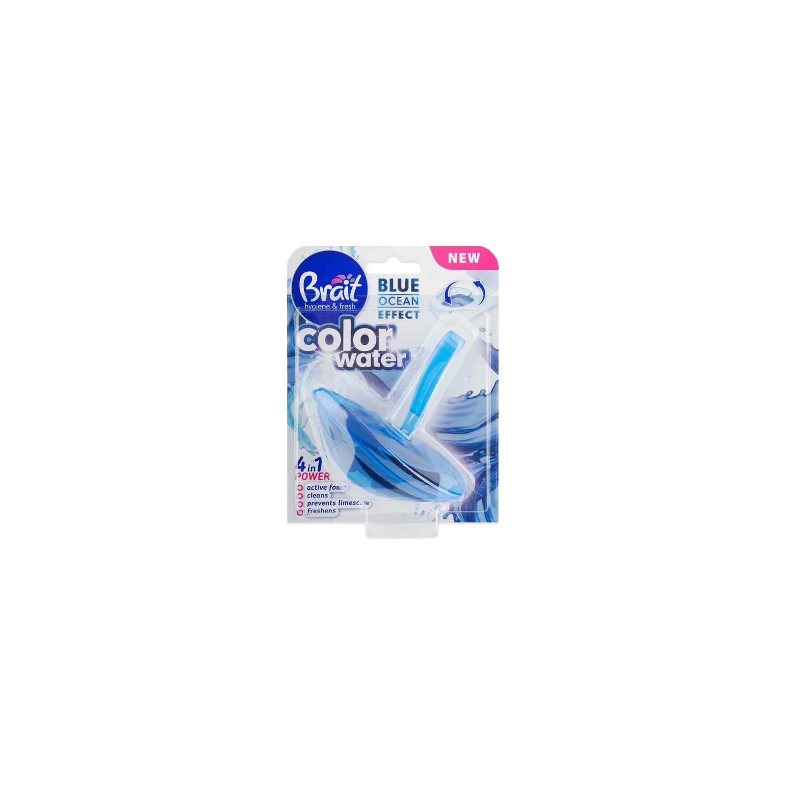 BRAIT Hygiene & Fresh kostka do WC Cool Water Blue Ocean Effect 40g