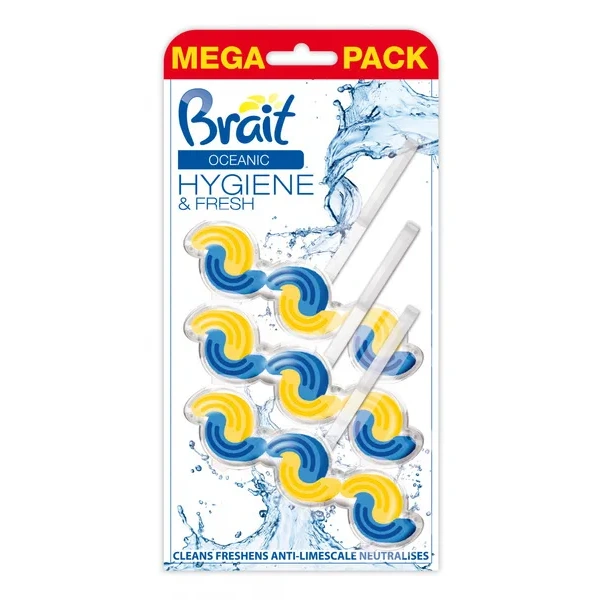 BRAIT Hygiene & Fresh 2-fazowa kostka do WC Oceanic 3x45g