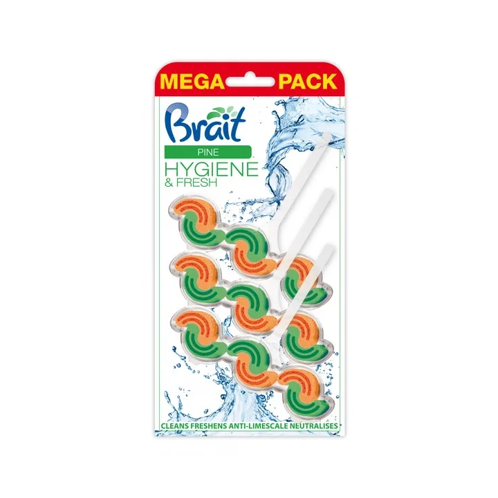 BRAIT Hygiene & Fresh 2-fazowa kostka do WC Pine 3x45g