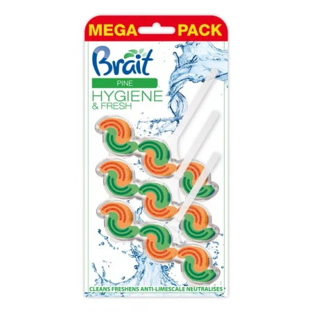 BRAIT Hygiene & Fresh 2-fazowa kostka do WC Pine 3x45g