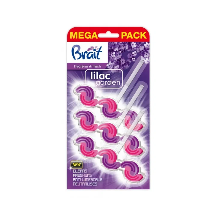 BRAIT Hygiene & Fresh 2-fazowa kostka do WC Lilac Garden 3x45g