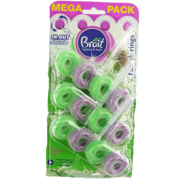 BRAIT Hygiene & Fresh kostka do wc Forest Rings 3x40g