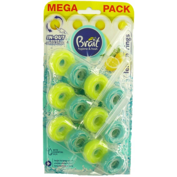 BRAIT Hygiene & Fresh kostka do wc Lemon Rings 3x40g