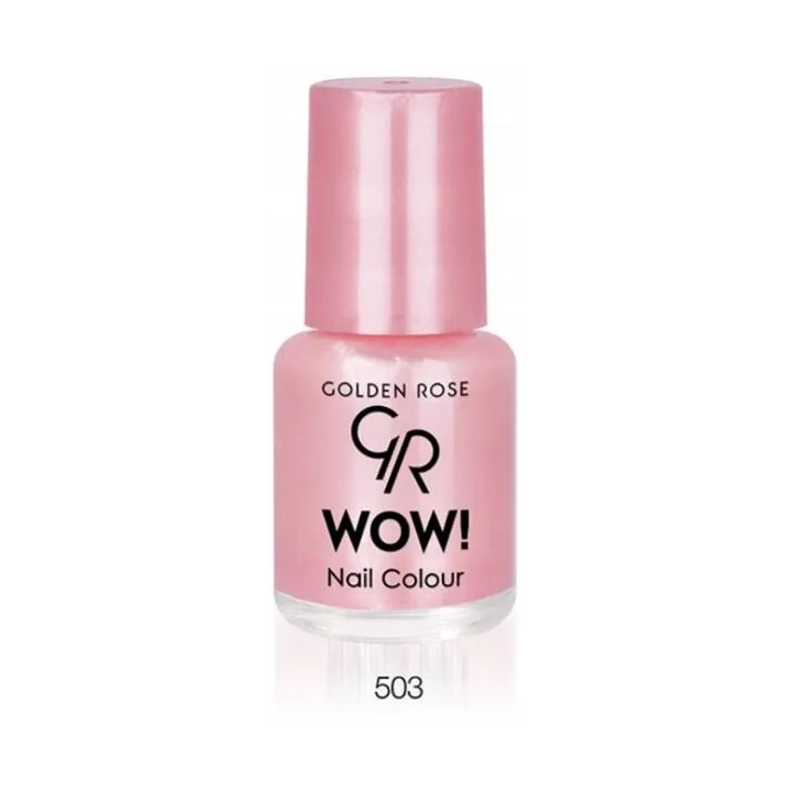 GOLDEN ROSE Wow Nail Color mini lakier do paznokci 503 perłowy 6ml
