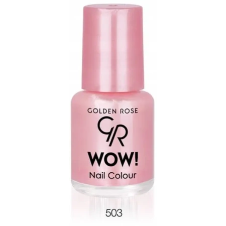 GOLDEN ROSE Wow Nail Color mini lakier do paznokci 503 perłowy 6ml