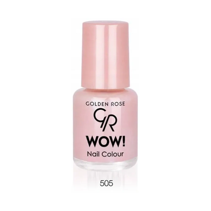 GOLDEN ROSE Wow Nail Color mini lakier do paznokci 505 perłowy 6ml