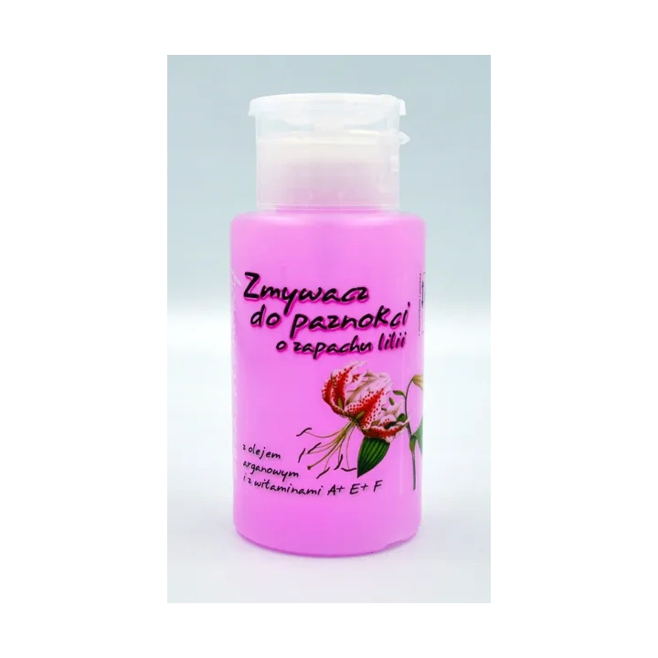 CANEXPOL zmywacz do paznokci bezacetonowy z pompką Lilia 200ml
