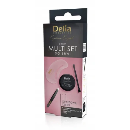 DELIA Brow Multi Set 1.1 Grafitowa czerń