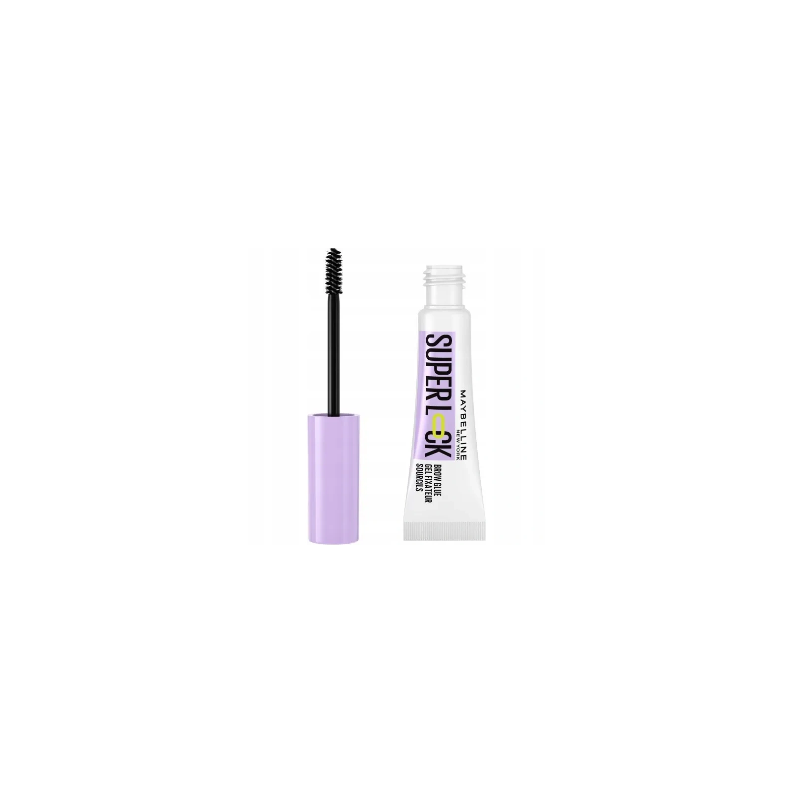 MAYBELLINE Super Lock Brow Glue żel do brwi bezbarwny 7ml 