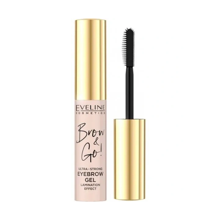 EVELINE Brow & Go! żel do brwi z efektem laminacji transparentny 6ml 