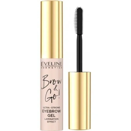 EVELINE Brow & Go! żel do brwi z efektem laminacji transparentny 6ml 