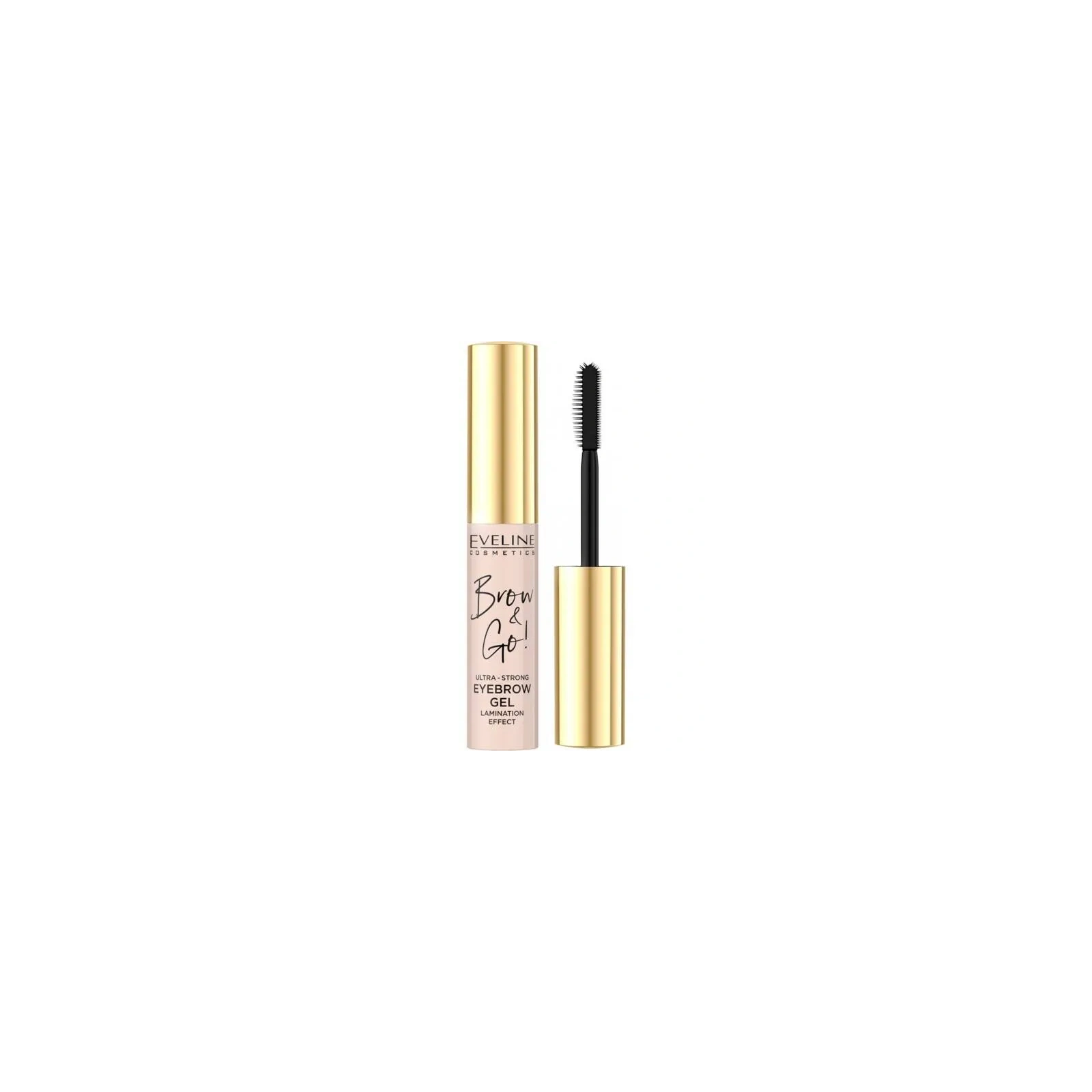 EVELINE Brow & Go! żel do brwi z efektem laminacji transparentny 6ml 