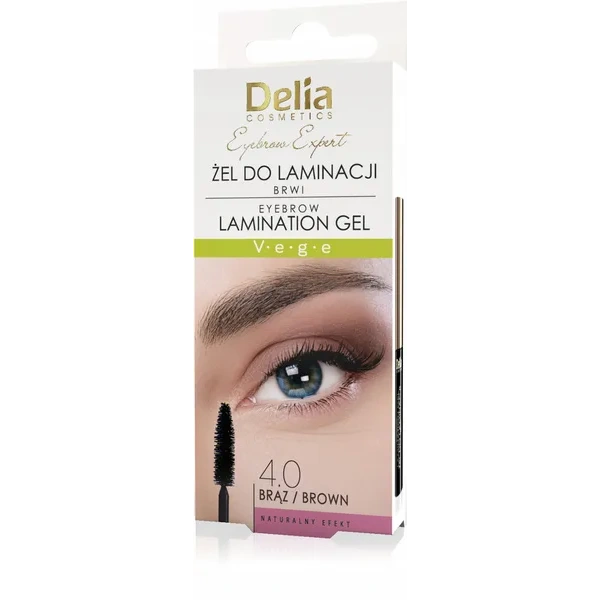 DELIA Eyebrow Expert żel do laminacji brwi 4.0 Brąz 4ml