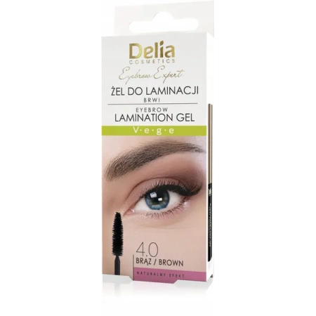 DELIA Eyebrow Expert żel do laminacji brwi 4.0 Brąz 4ml
