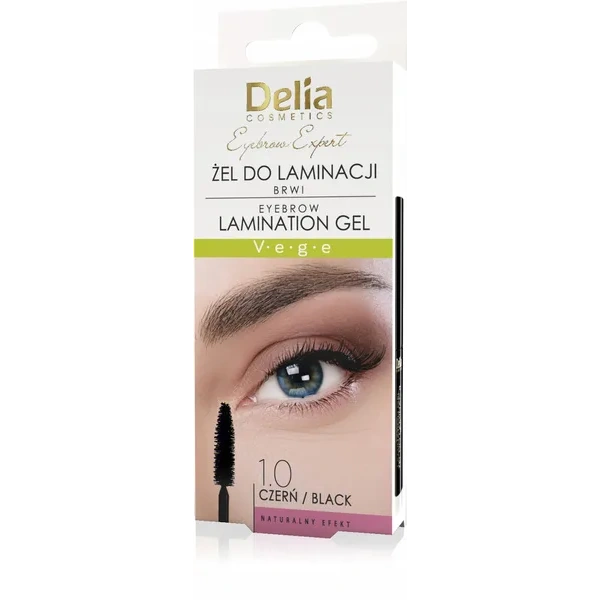 DELIA Eyebrow Expert żel do laminacji brwi 1.0 Czarny 4ml
