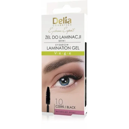DELIA Eyebrow Expert żel do laminacji brwi 1.0 Czarny 4ml