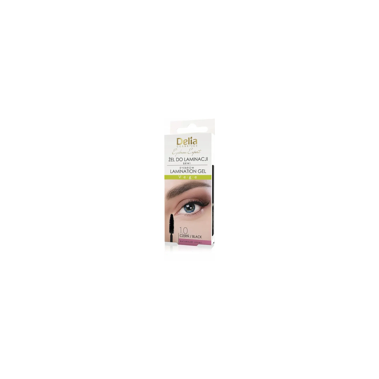 DELIA Eyebrow Expert żel do laminacji brwi 1.0 Czarny 4ml