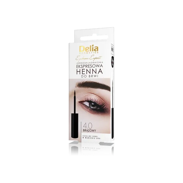 Delia DELIA Eyebrow Expert Ekspresowa henna do brwi 1.0 Czarna 6ml — Składniki i ocena