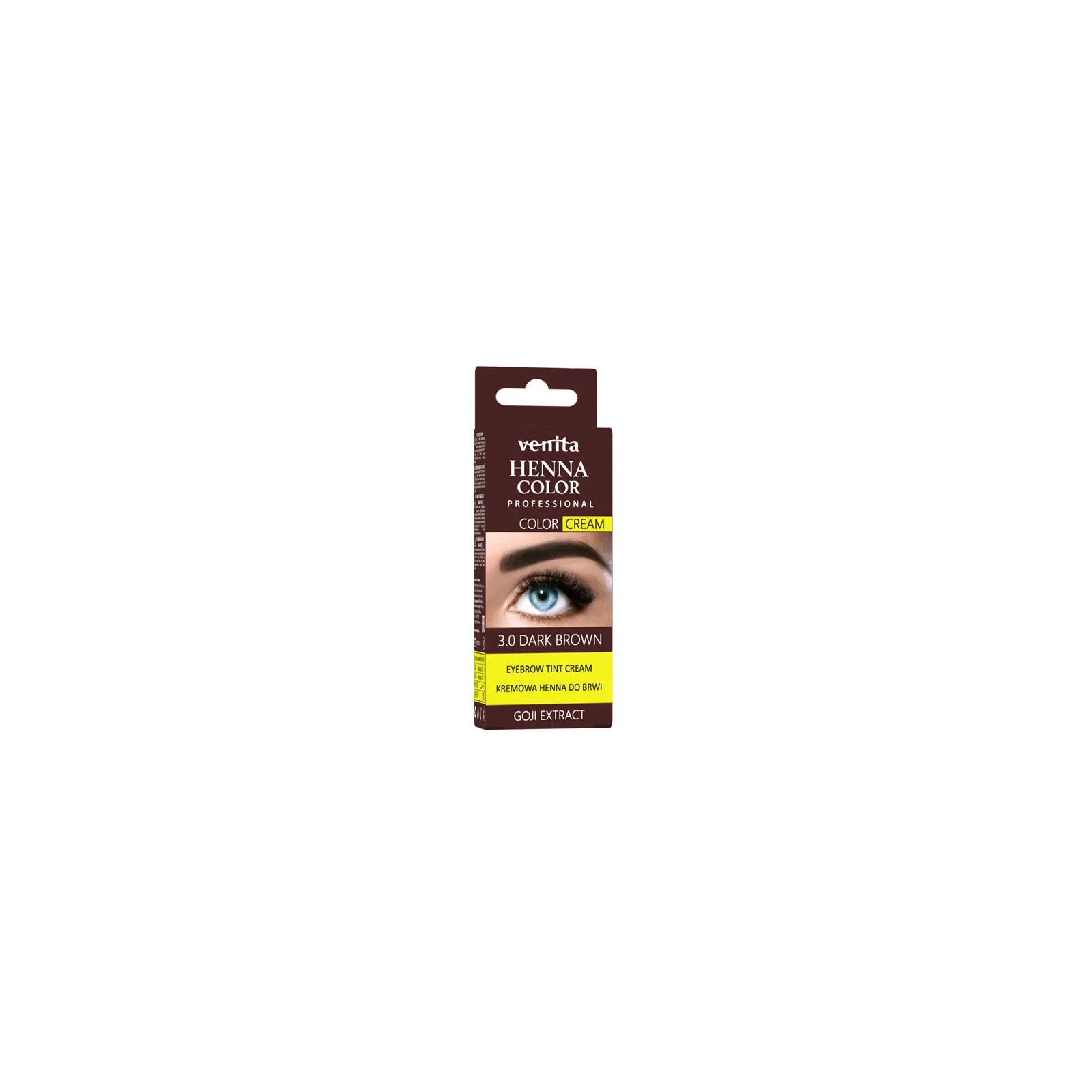 VENITA Henna Color Cream Goji kremowa henna do brwi 3.0 Dark Brown 30g