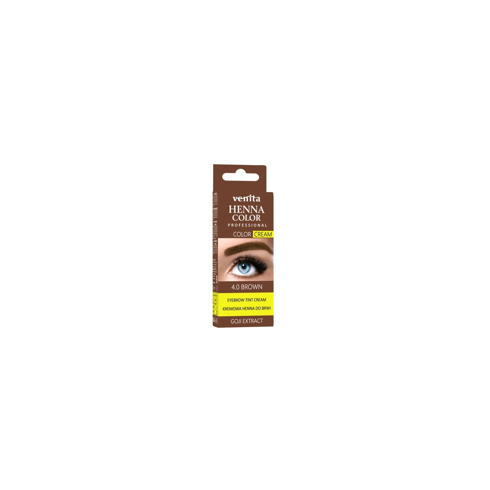 VENITA Henna Color Cream Goji kremowa henna do brwi 4.0 Brown 30g