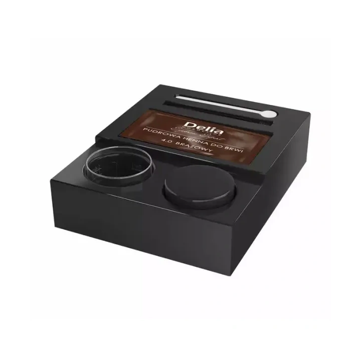 DELIA Eyebrow Expert Pudrowa henna do brwi 4.0 Brąz 4g