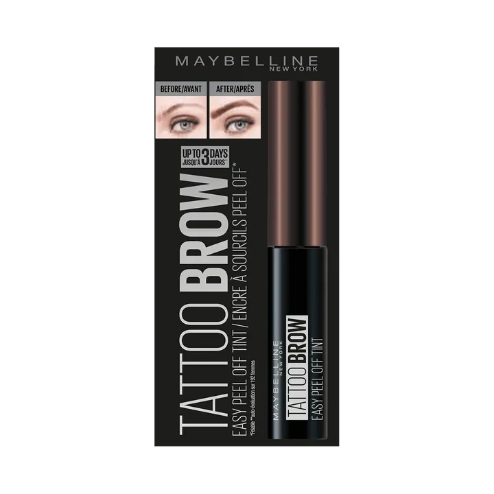 MAYBELLINE Tattoo Brow Easy Pell-Off Gel Tint żel do brwi Dark Brown 4,6g