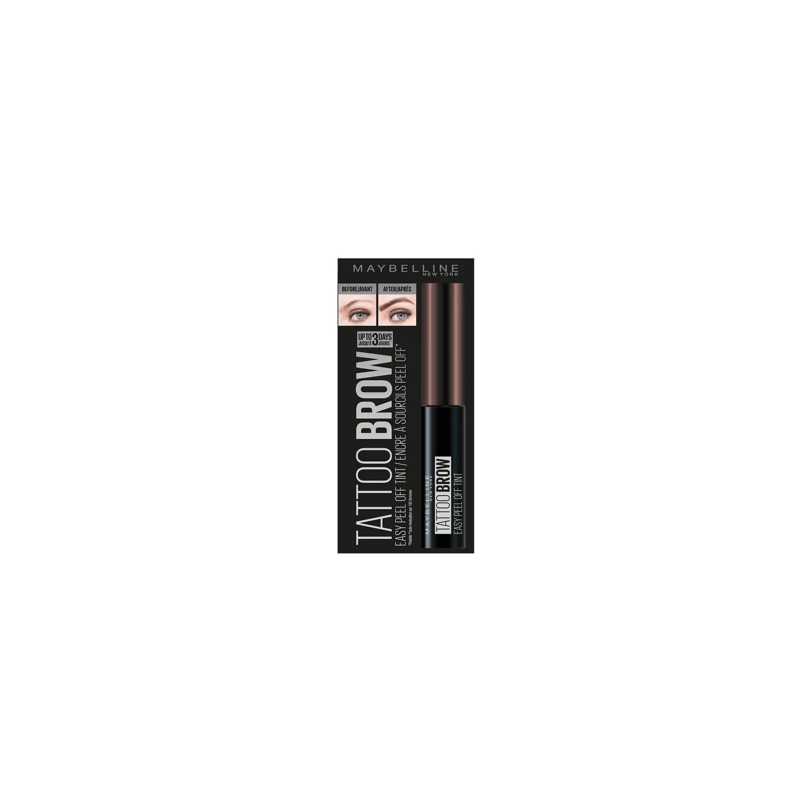 MAYBELLINE Tattoo Brow Easy Pell-Off Gel Tint żel do brwi Dark Brown 4,6g
