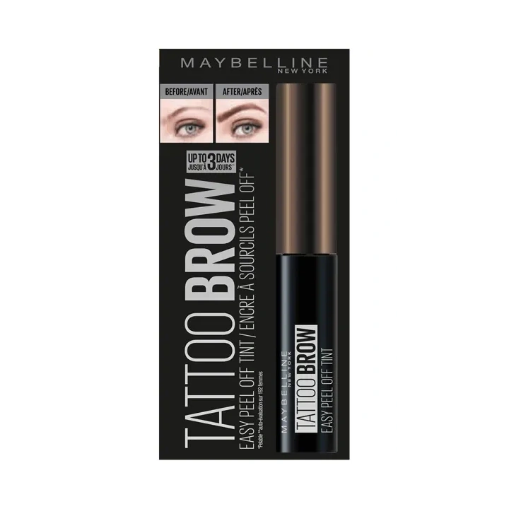 MAYBELLINE Tattoo Brow Easy Pell-Off Gel Tint żel do brwi Light Brown 4,6g