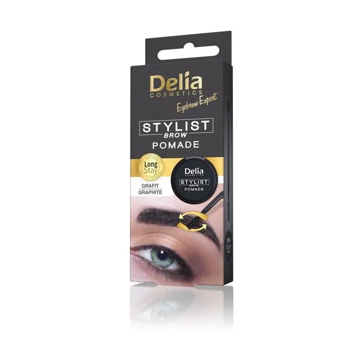 DELIA Stylist Brow pomada do brwi Grafit 2,5g