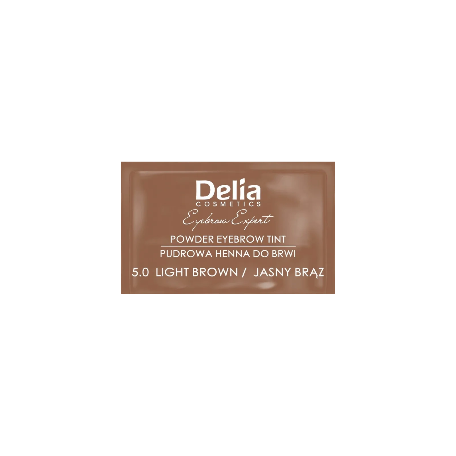 DELIA Eyebrow Expert pudrowa henna do brwi 3.1 Czarny Brąz 4g