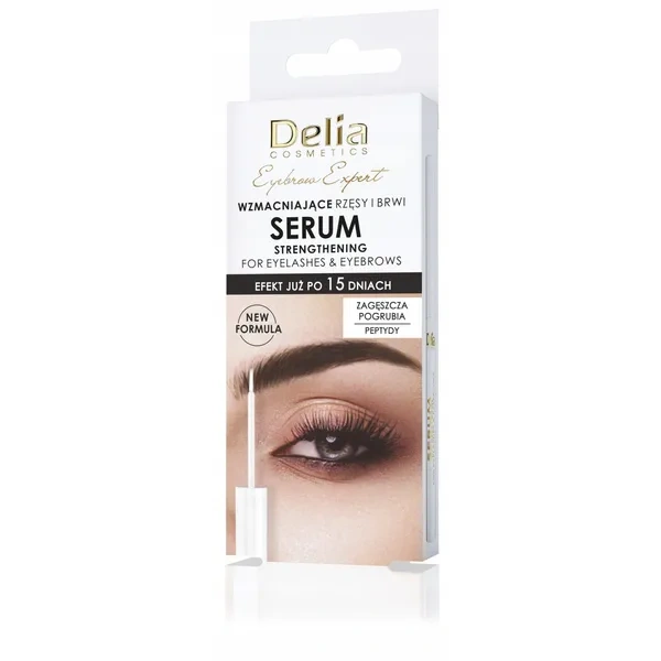 DELIA Eyebrow Expert serum na wzrost rzęs i brwi Z Peptydami 7ml