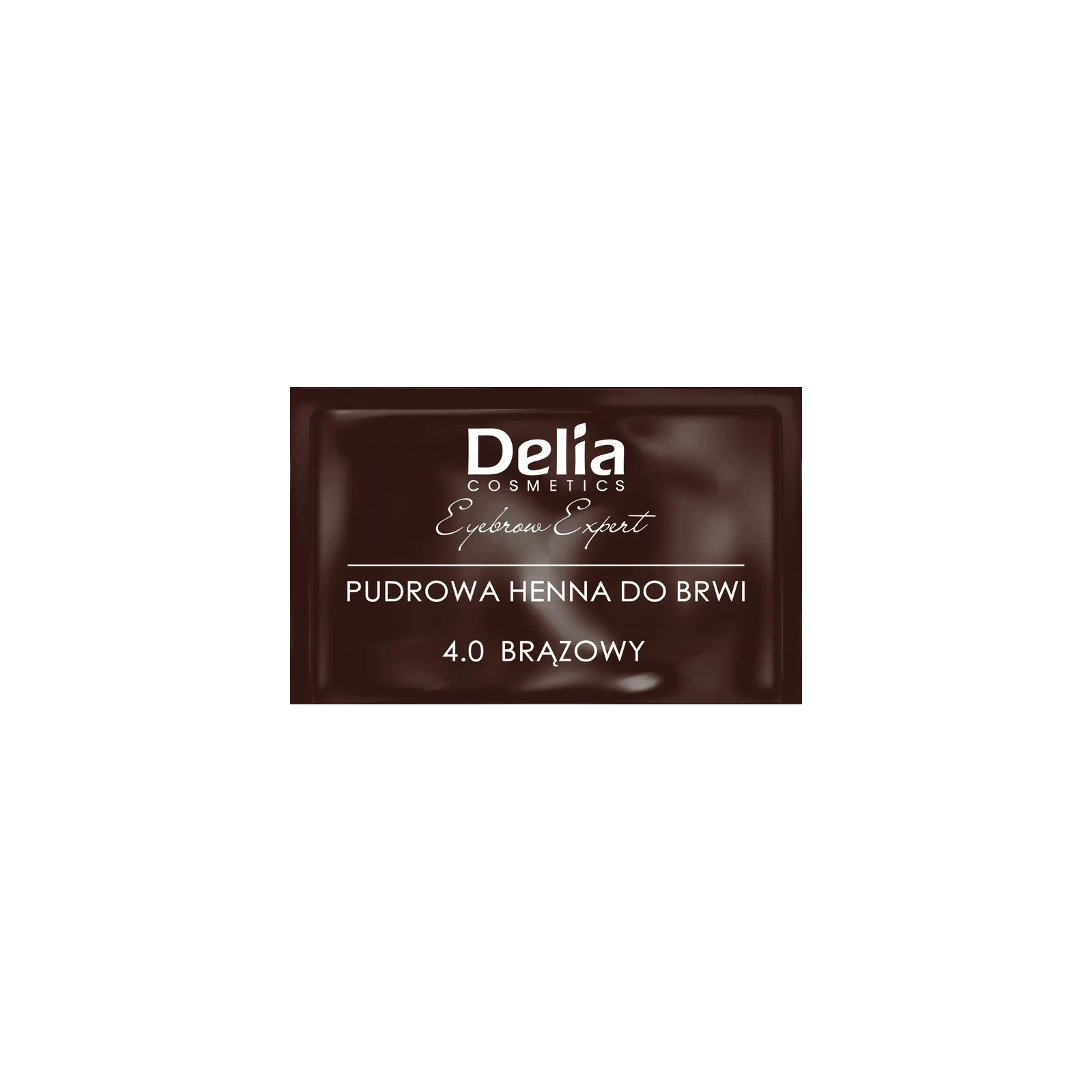 DELIA Eyebrow Expert pudrowa henna do brwi 3.1 Czarny Brąz 4g