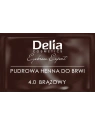 DELIA Eyebrow Expert pudrowa henna do brwi 3.1 Czarny Brąz 4g