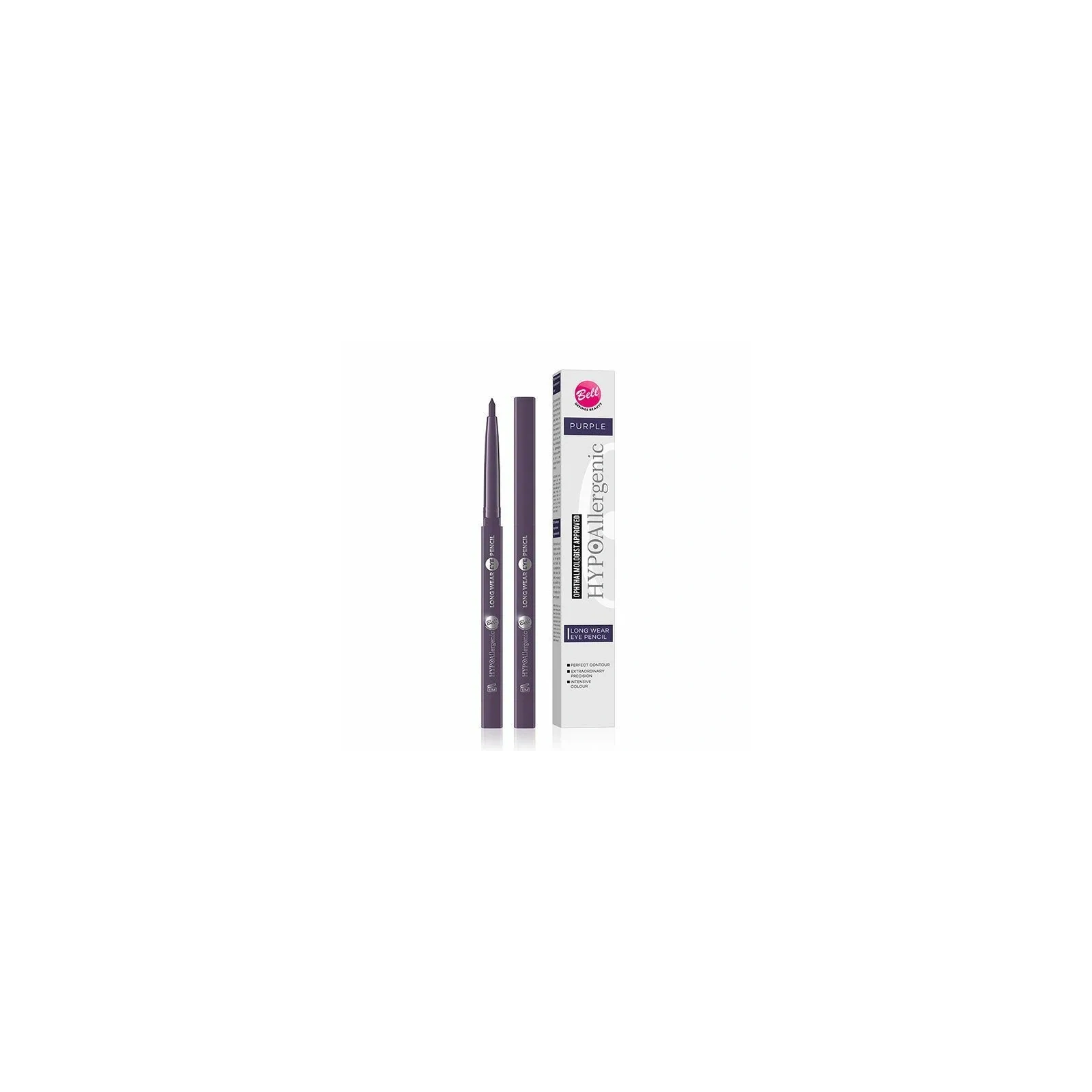 BELL HypoAllergenic Long Wear Eye Pencil konturówka do oczu 04 Purple 2g