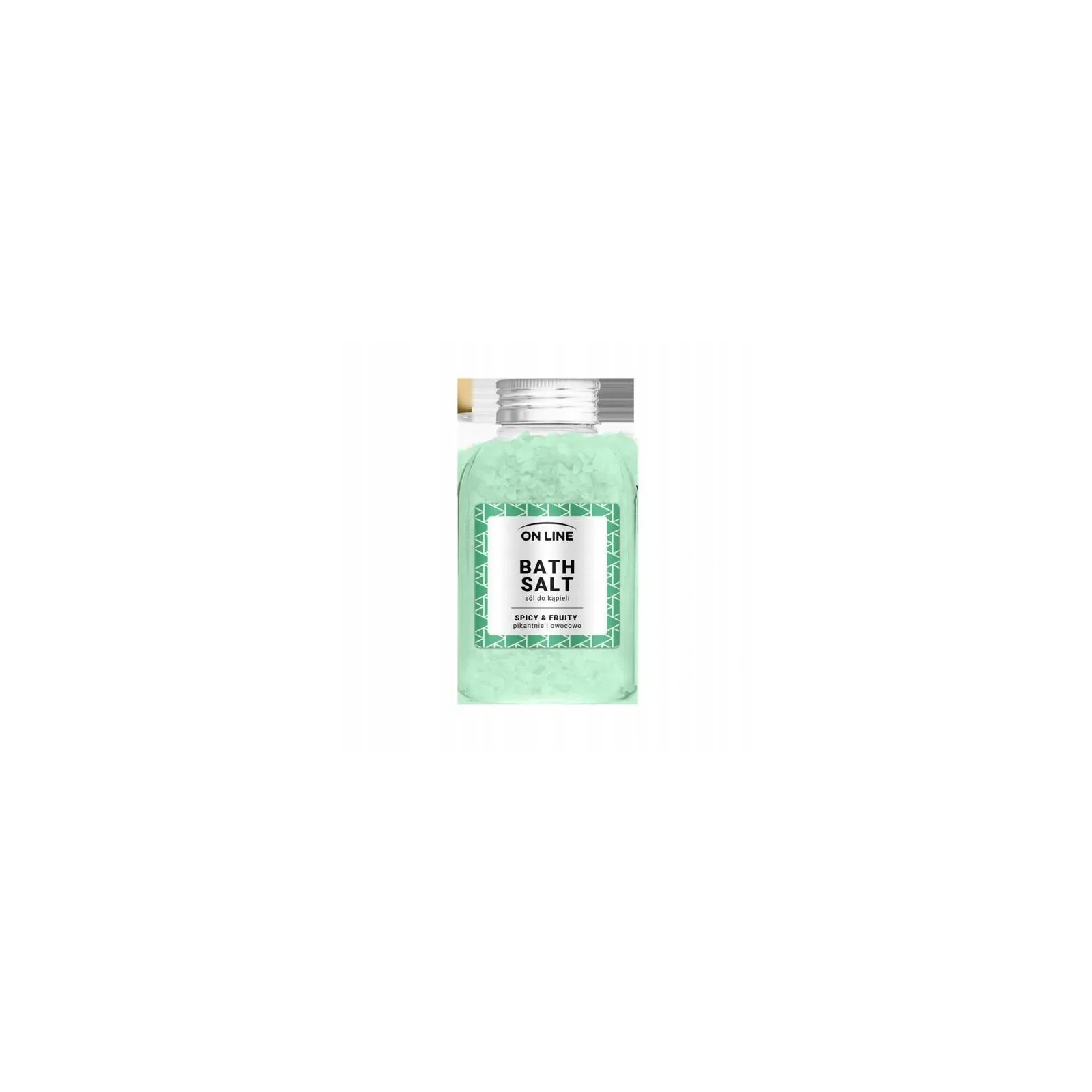 ON LINE Bath Salt sól do kąpieli Spicy & Fruity Green 600g 