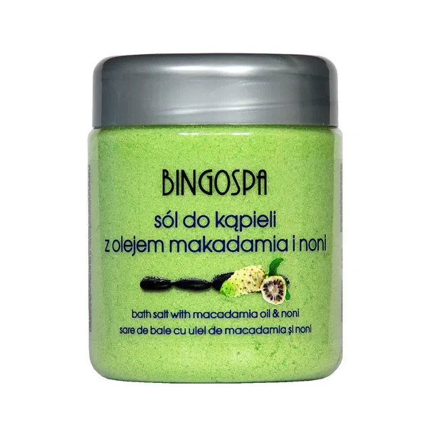 BINGOSPA Sól do kąpieli z Olejem Makadamia 580g