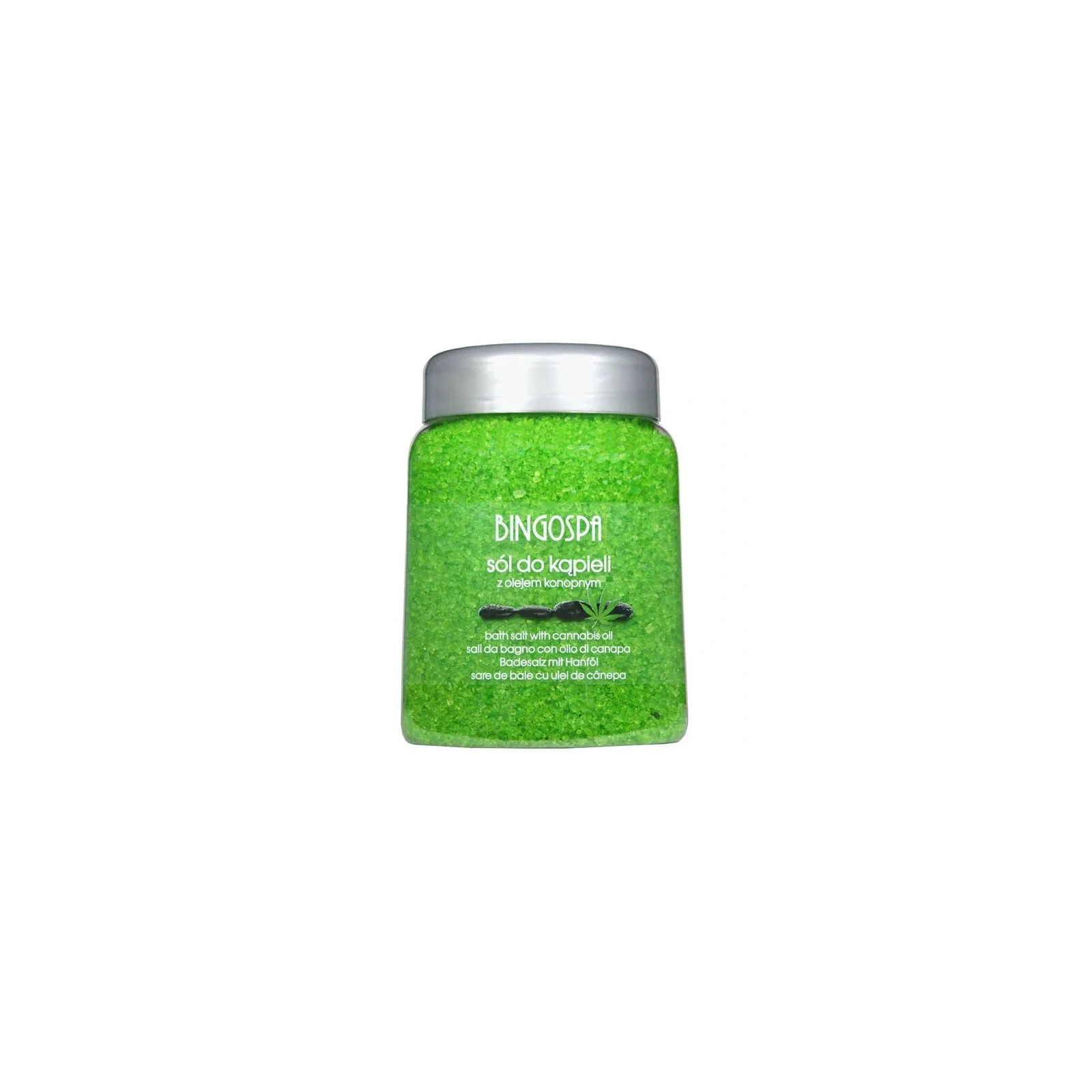 BINGOSPA Sól do kąpieli z olejem konopnym 850g