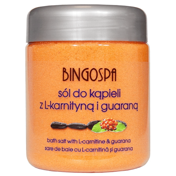 BINGOSPA Sól do kąpieli z L-karnityną i guaraną 580g