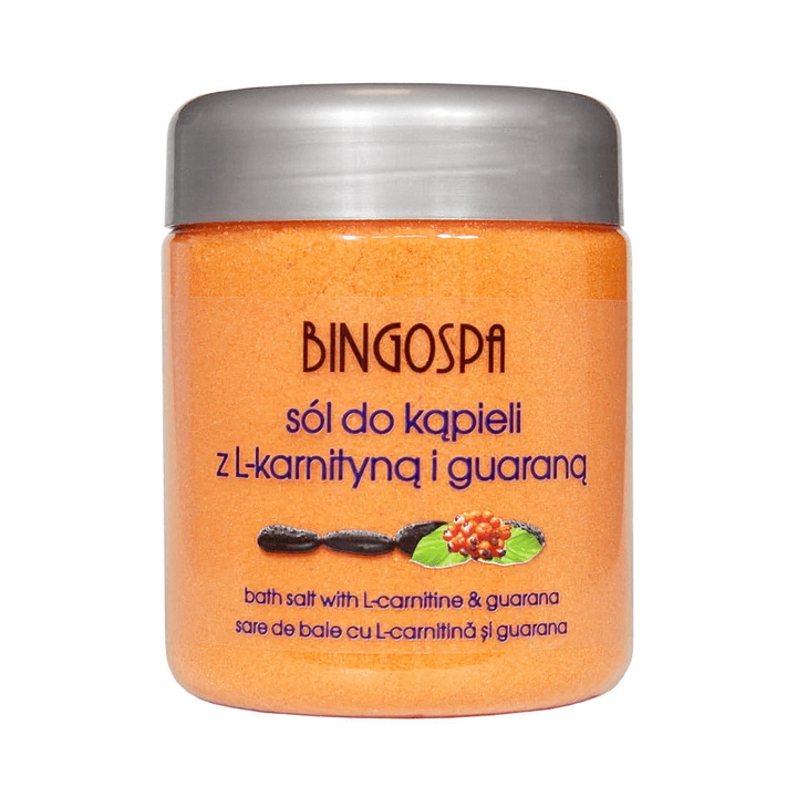 BINGOSPA Sól do kąpieli z L-karnityną i guaraną 580g