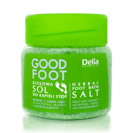 DELIA Good Foot Podology ziołowa sól do kąpieli stóp 570g