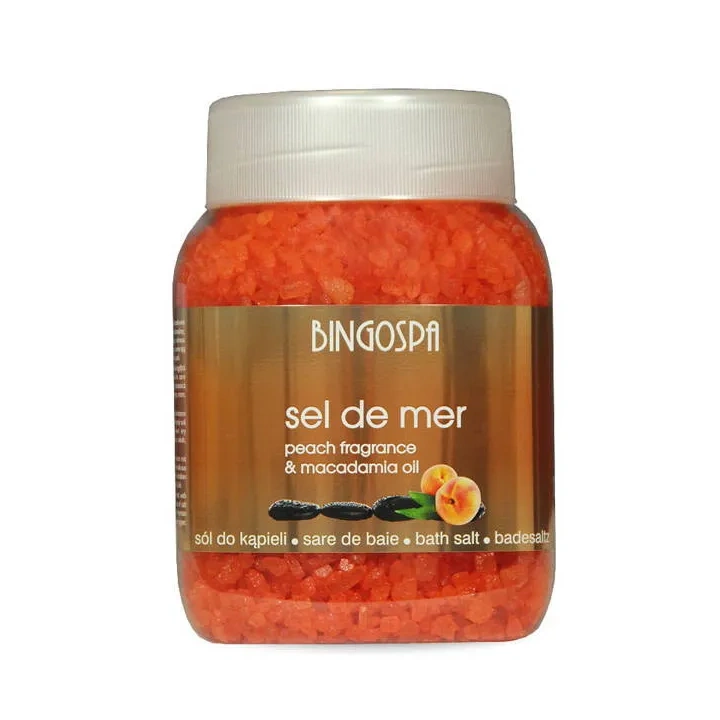 BINGOSPA Sel De Mer sól do kąpieli Peach 1350g