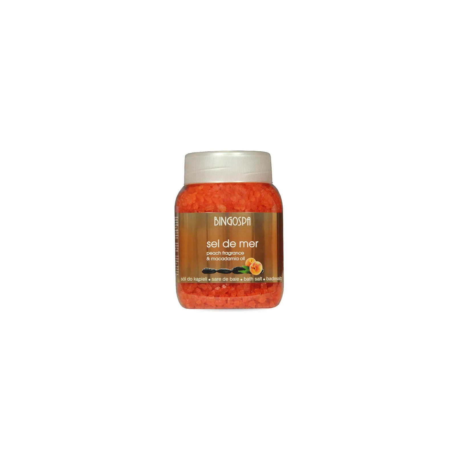 BINGOSPA Sel De Mer sól do kąpieli Peach 1350g