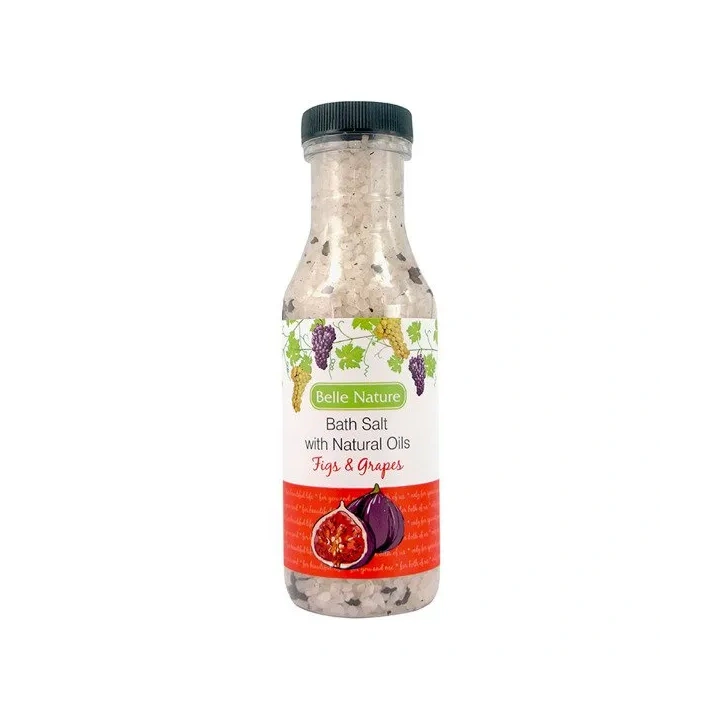 ESTETICA Belle Nature sól do kąpieli z olejkiem Figi i Winogron 380g